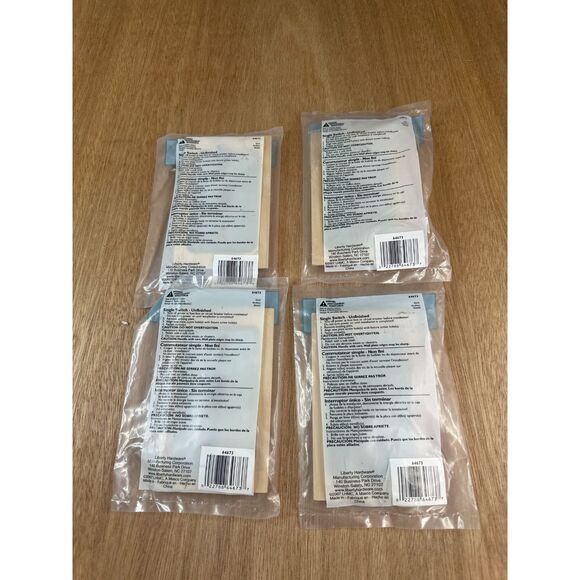 Lot of 4 Brainerd Studio Single Switch Wall Plates Unfinished Wood 64673 New - Picture 2 of 2